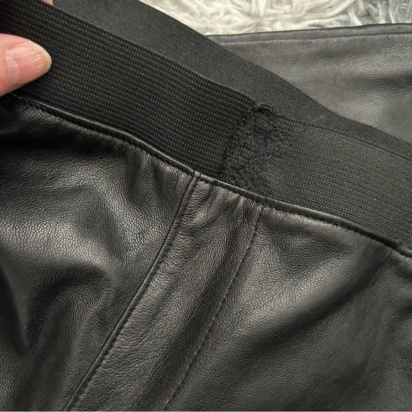 Genuine Leather Low Rise Leggings - Picture 5 of 6